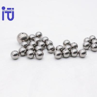 China Titanium beads 3mm 4mm 5mm body jewerly wholesale high quality titanium balls GR2 for sale