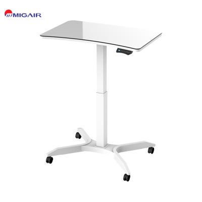 China Adjustable (Height) Customized Engine 1 Wholesale Adjustable Legs Modern Desk One Height Desk Table for sale