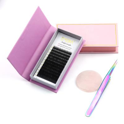 China 100% Real Professional Private Label High Quality Soft Natural Lash Extension Wholesale Price from Mink Cruelty Free Eyelash Extension for sale