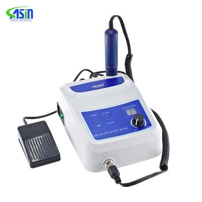 China Micromotor Dental Non-Carbon Metal Lab 50000RPM Brushless Polishing Unit with Dental Lab Handpiece Micro Motor for sale