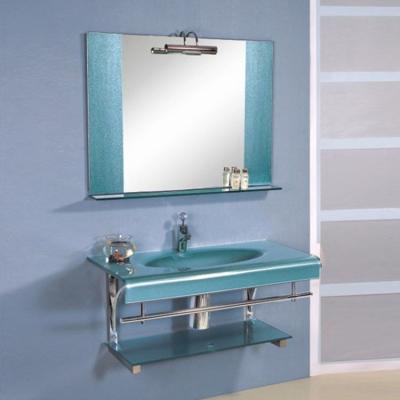 China Eco - Friendly Yongyu Sanitary Ware Glass Wash Basin , Hangzhou Glass Basin for sale