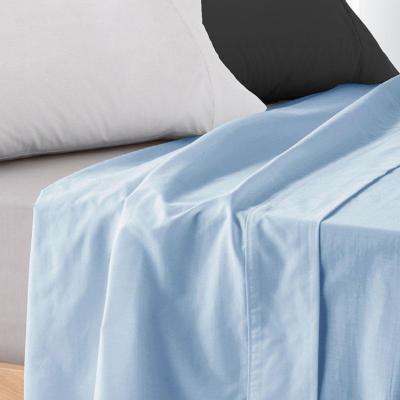 China Viable Percale 200TC Plain Weave 100 Cotton Hotel Bed Linen Motel Sheet Fabric for sale