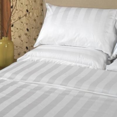 China Hotel 250TC cotton wholesale 100 bedding hometextile fabric Tear-resistant scratch 0.5cm 1cm material for sale