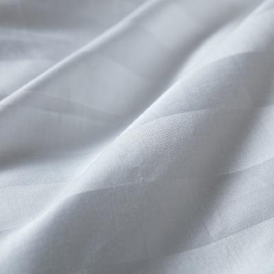 China Shrink-Resistant White Cotton Fabric 1cm Scratch Fabric For Hotel Pillow Case for sale