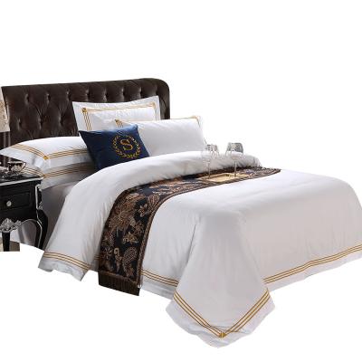 China Wholesale Nondisposable King Size Queen Size Customized Plain White Hotel Bed Sheet Sets for sale