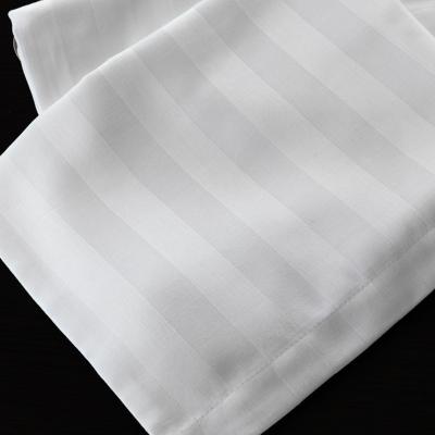 China Star Hotel Use Stain Stripe 3cm 0.5cm 1cm Design Bedding Shrink-Resistant Fabric for sale