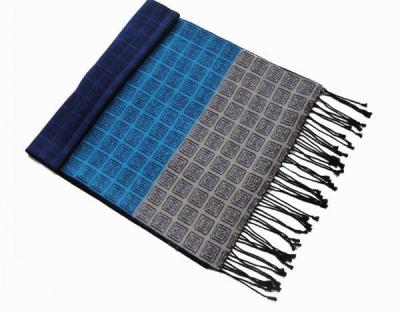 China Eco-friendly Women's 100% Pure Wool Plaid Scarf Lambswool Tartan Thick Scarves Long Fall Winter Shawl Scarves for sale