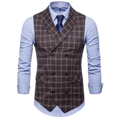 China Jacquard Woven Vest Mens OEM Standard Size Vest Anti Shrink for sale