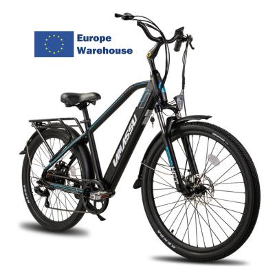 China JOYKIE Electric Bike Warehouse Ebike Europe City E Bike 27.5 Inch Aluminum Alloy 7 Speed ​​Women Ladies Electric City Bike for sale