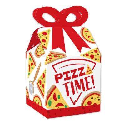 China Food Happiness Pizza Party Time Baby Show or Birthday Favor Boxes Set for sale