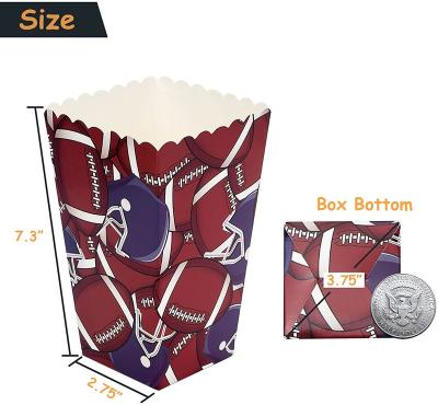 China Wholesale Cheap Disposable Disposable Cardboard Pop Corn Boxes for sale