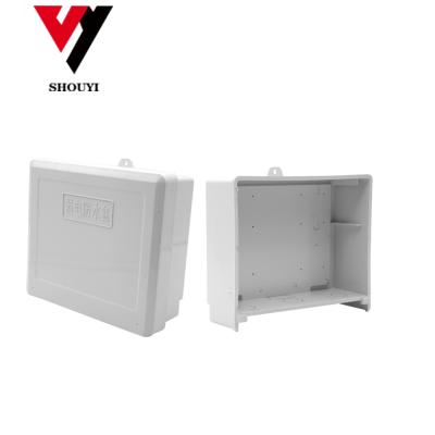 China Large Control Box 8 CCTV System Waterproof Plastic Left Electrician Router Waterproof Distribution Box Without Plug for sale