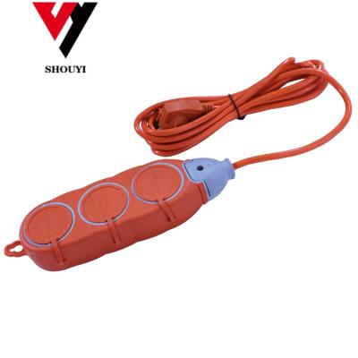 China DC 250V 10A System Expansion Socket Panel Switch Power Socket Inverter 3M Leather Cable for sale