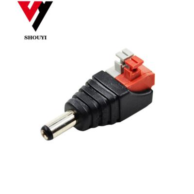 China Men push DC power supply on circuit television camera C.C closed connector male adapter jack connector power C.C for sale