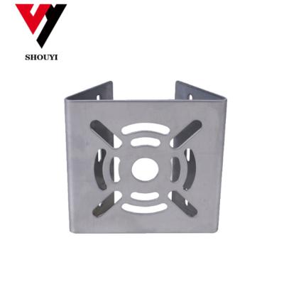 China Stainless Steel Stainless Steel Road Monitoring PTZ Camera Metal CCTV Shell Column Ring Bracket for sale