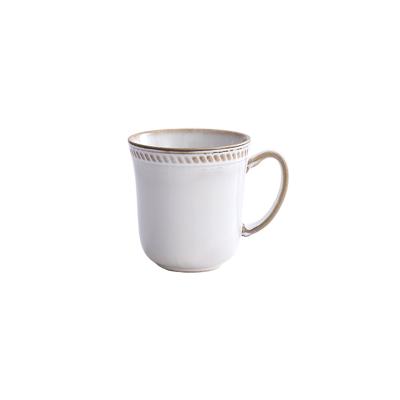 China Viable Hot Sale 500ml Vintage Fambe Gray Milk Tea Cups Mugs With Handle for sale