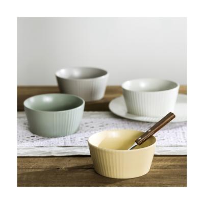 China Wholesale Low Price Nice Ceramic Storage Viable 7 Inch Bowl Sets for sale