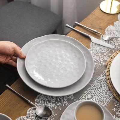 China Viable Personalized Single Color Kitchen Throw Shallow Dinner Dishes for sale