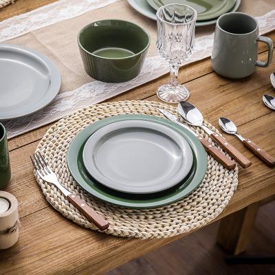 China Home Sustainable Modern Simplicity Ceramic Material Nordic Luxury Dinnerware Sets for sale