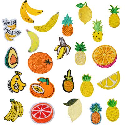 China Ironing or Sewing Patch Other Chenille Embroidery Patch Embroidery Fruit Low Price Custom High Quality Wholesale for sale