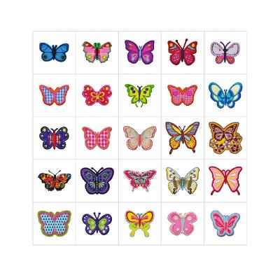 China Other Letter Custom Embroidery Patches Embroidered Patches Ironing Butterfly Animal Designer for sale