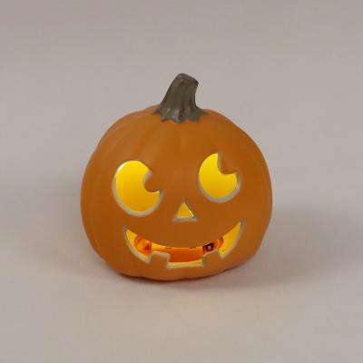 China Newest Halloween Wholesaler Carved PP Material Pumpkin Led Light Decoration For Halloween for sale