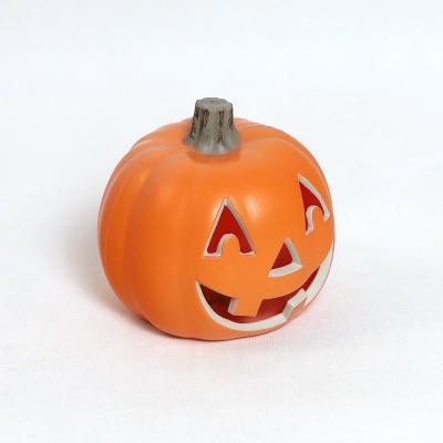 China Newest Decorative Artificial Pumpkin Light Up Large Artificial Carved Personal Pumpkins for sale