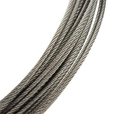 China Elevator wire rope 6 strands of high-strength safety fiber core elevator wire rope for sale