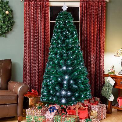 China Festival Decoration Led Christmas Tree Garland Decorations Giant Artificial Full Outdoor Christmas Tree With String Lights for sale