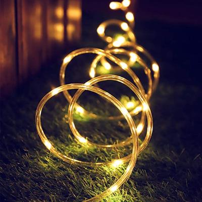 China Eco-friendly Recycle Hot Sale IP65 Waterproof Colorful Led Outdoor Rope Light Fairy String Lights Transparent Tube Festival Decoration Lights for sale