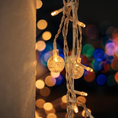 China Waterproof Icicle Christmas Lights Garland Curtain Light Icicle Led String Light for sale