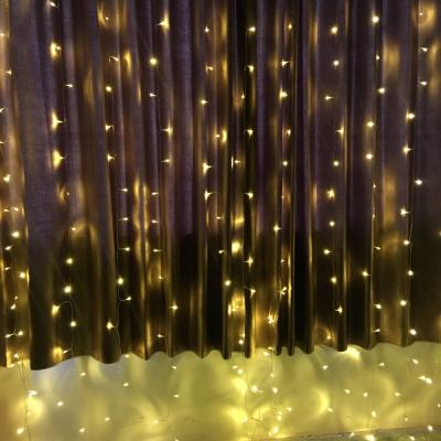 China Curtain light 9.8*9.8ft 3M*3M 304 LED wedding decoration lights for wedding decoration for sale