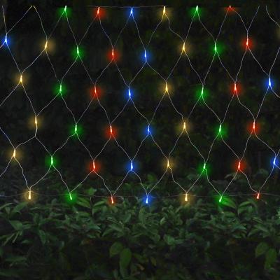 China Large 192 LED 3*2m LED Mesh Lights For Garden Wall Eco-friendly Patio Outdoor Waterproof Net String Lights for sale