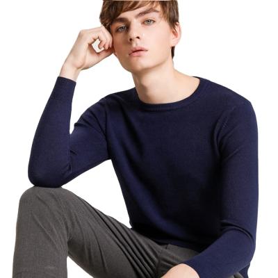 China 2021 Custom Anti-Wrinkle Wholesale LOGO Men's Sweater Knitwear Crewneck Men's Long Sleeve Sweaters Knitted Pullover Men Casual Sweaters for sale