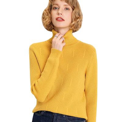 China wholesale Anti-wrinkle women sweater 2022 long sheath women winter clothing knitwear pullover women casual turtle neck sweater for sale