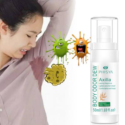 China Natural Antiperspirant Spray For Armpit Body Deodorizer Fox Body Odor Skin Revitalizer Spray Perfume Wholesale for sale