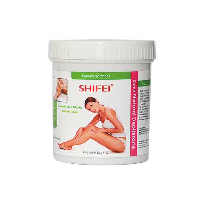 China 2020 Latest Shifei SF1124 200g Aloe Vera Body Hair Removal Hard Wax Of Hair Removal In PP Jar for sale