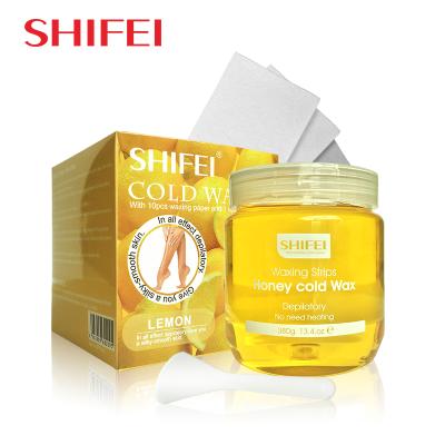 China Hot Selling 380g Hair Removal Sugar Wax For Body Waxing Cold Hair Removal Wax Wholesale Sweetening Paste for sale