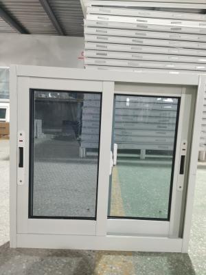 China European Style White Aluminum Sliding Windows Double Glass Sliding Window OEM for sale