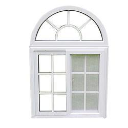 China Popular Pvc ventana corredera de color blanco Upvc ventanas correderas para la construcción de viviendas en venta