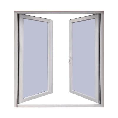 China Ventana de cristal con doble acristalamiento de estilo europeo de PVC / UPVC en venta