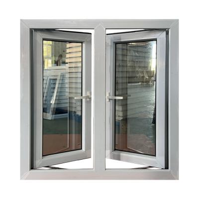 Chine Fenêtre en PVC / UPVC double vitrage avec écran à mouche à vendre