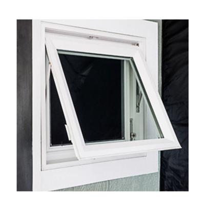 China Ventanas de vidrio de impacto de PVC con doble vidrio blanco en venta