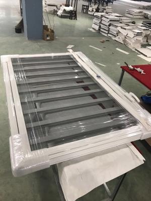 China Aluminium raam luik glas venster verstelbare Jalousie glas venster met vlieg scherm Te koop