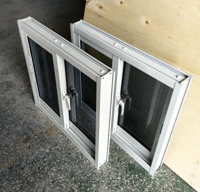 China Hurricane Proof Aluminum Sliding Glass Window Powder Coated Impact Glass Window for sale