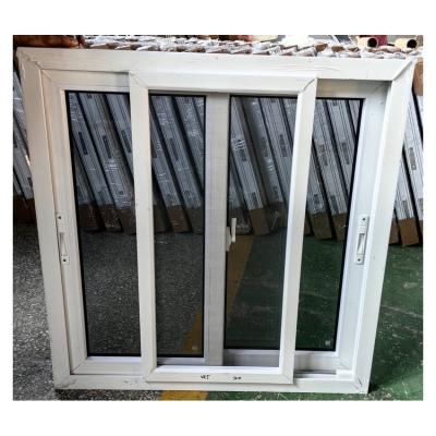 China PVC UPVC weerbestendige schuiframen met scherm op maat Te koop