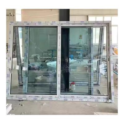 China Modern / Classic PVC Glass Sliding Door Waterproof Single Double Glass Doors Exterior for sale