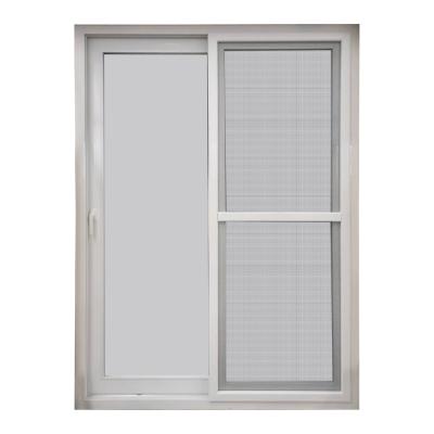 China Balcony PVC Sliding Door Patio Double Layer Glass Door Sliding Opening Method for sale