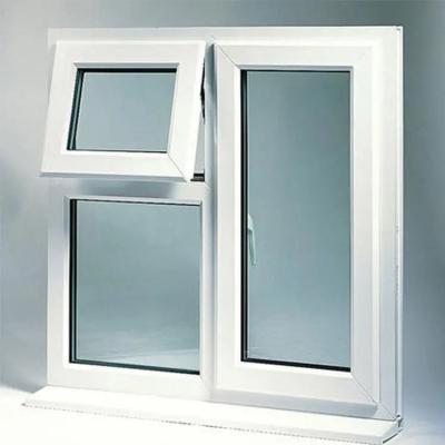 China Reemplazo de ventanas de vidrio templado con doble acristalamiento de baño de PVC en venta