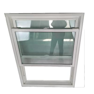 China School American Double Hung Vinyl Windows White Vinyl Double Glazed Windows for sale